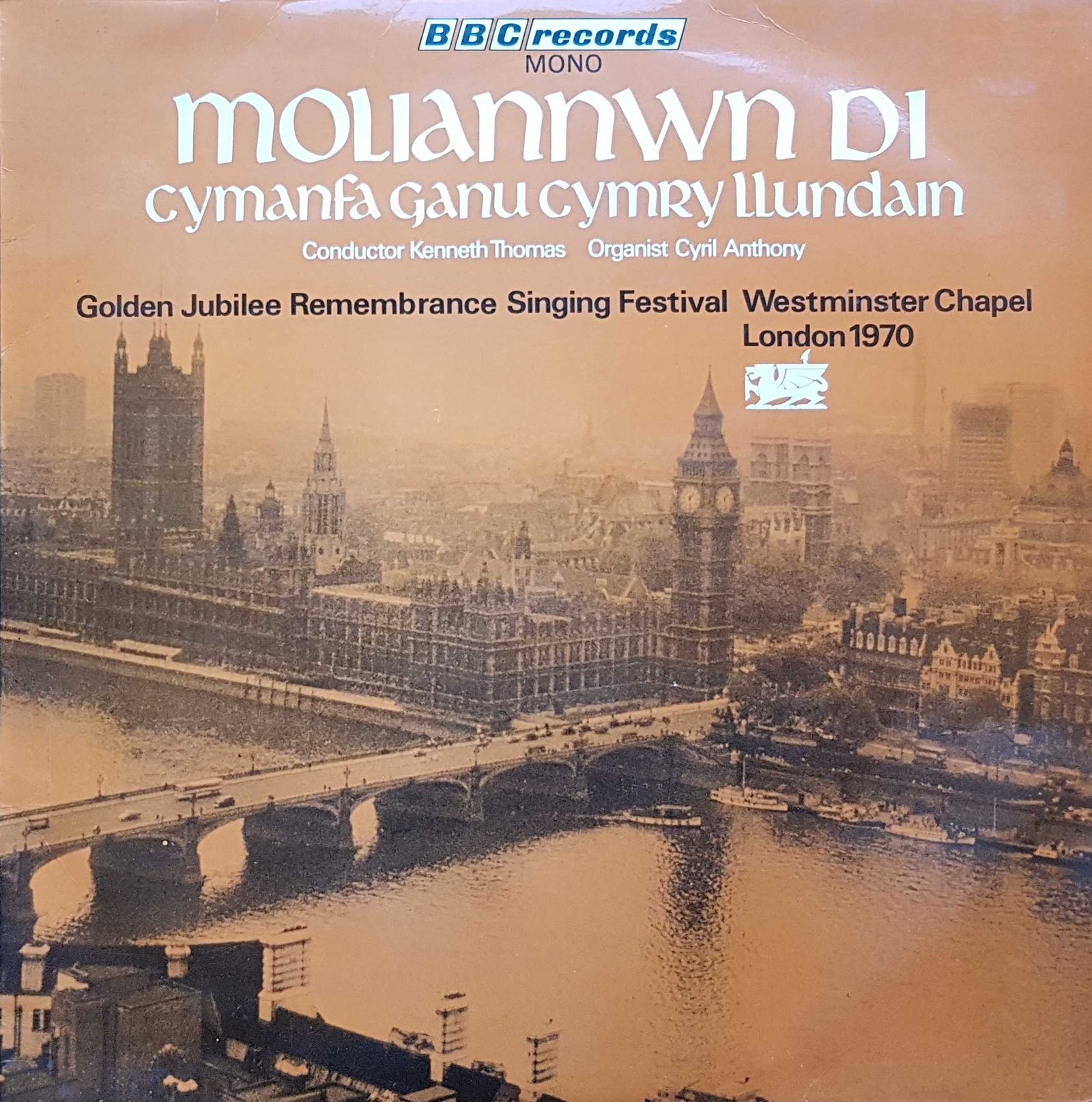 Picture of REC 108 Moliannwn Di Cymanfa Ganu Cymry Llundain by artist Cyril Anthony / Kenneth Thomas